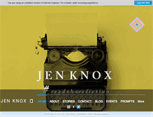 Tablet Screenshot of jenknox.com